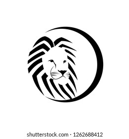 lion logo animal vector
