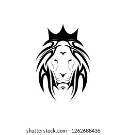 lion logo animal vector