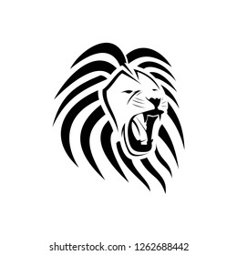 lion logo animal vector