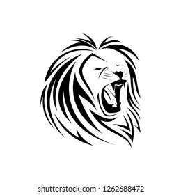 lion logo animal vector