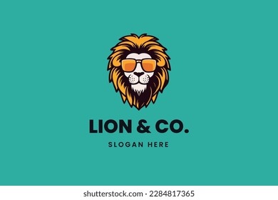 lion logo, animal vector, business brand