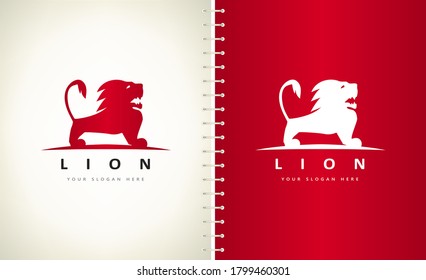 Lion logo animal vector design