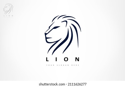 Lion logo animal vector design
