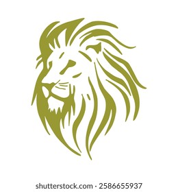 The lion logo combines aesthetic beauty and symbolic meaning, creating an image that represents the spirit of courage