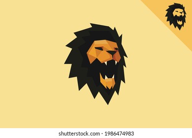 Lion logo concept and template design great for any business or company, strong and modern logo design