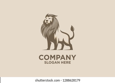 Lion logo design 