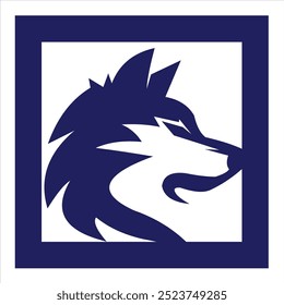 lion logo design animals blue company