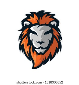 lion logo design art vector animal wild icon mascot