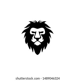 Lion Head Logo Design Template Vector Stock Vector (Royalty Free ...