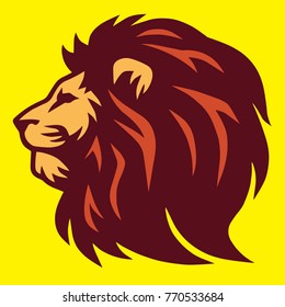 Lion Logo Design Icon Template 