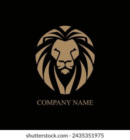 lion logo design sign and symbol 