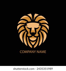lion logo design sign and symbol 