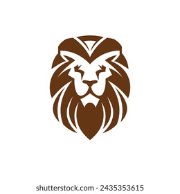 lion logo design sign and symbol 