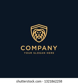 Lion Logo Design is suitable for companies or businesses - Vector