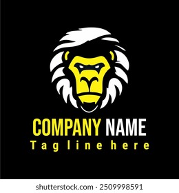 LION LOGO DESIGN ALSO TAG COMPANY NAME AND TAGLINE NNNNSSSSS