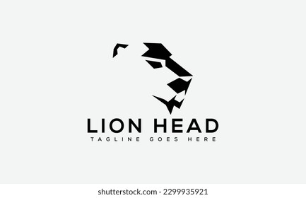 Lion Logo Design Template Vector Graphic Branding Element.
