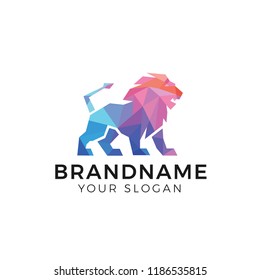 Lion logo design vector