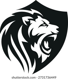 Löwen-Logo-Design, Vektordesign.