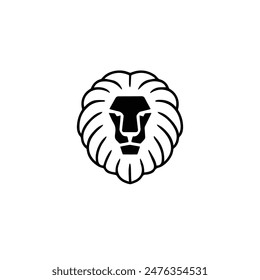 lion logo design vector graphic 