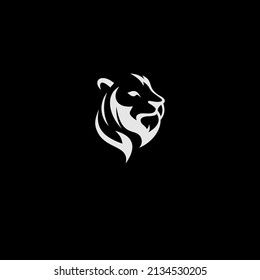 lion logo design vector illustration