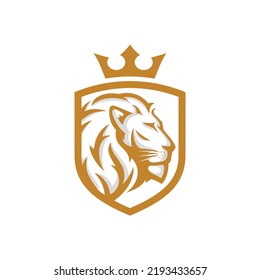 Lion logo design vector illustration