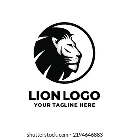 Lion logo design vector illustration