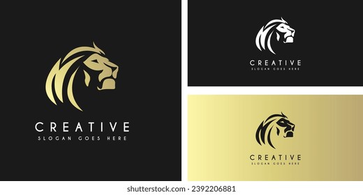 Lion Logo design vector illustration