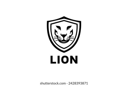 lion logo design vector illustration