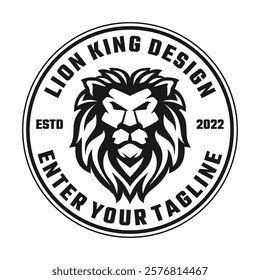  lion logo design,  vector, lion logo illustration, king of the jungle, lion, animal, face, king, nature, wild, wildlife, head, mammal, predator, illustration, background, vector, symbol, iso