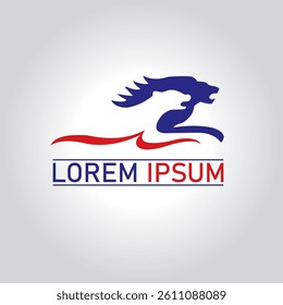 lion logo design vector tamplate