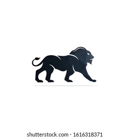 Lion Logo Design Vector Template.