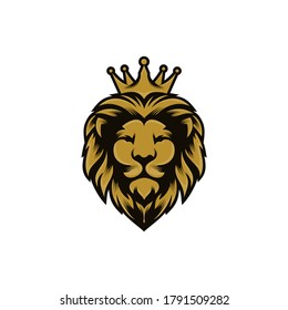 lion logo design vector template 