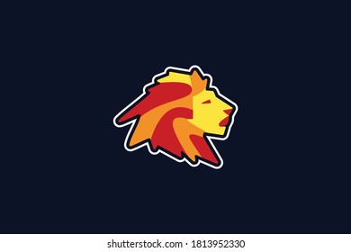lion Logo design vector template