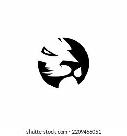 lion logo design vector template
