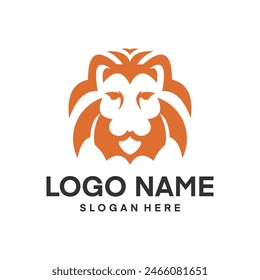 Plantilla de Vector de diseño de logotipo de León