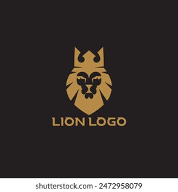Lion Logo Design Vector Template 