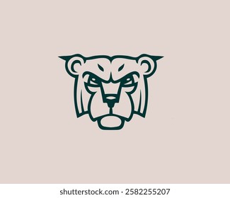 Lion logo design vector template. Lions