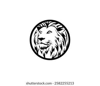 Lion logo design vector template. Lions