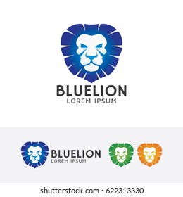 Lion logo design. Wild animal, Lion head logo concept. Vector logo template