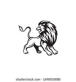 lion logo designs concept vector