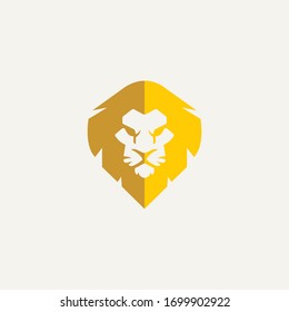 lion logo designs icon vector