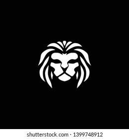 lion logo, elegant lion vector logo design