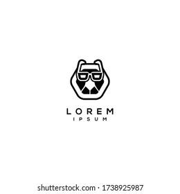 lion logo icon design template elements