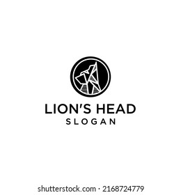 Lion logo icon design vector 