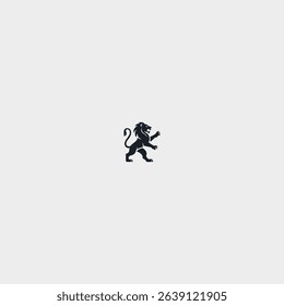 Lion logo icon flat vector design
