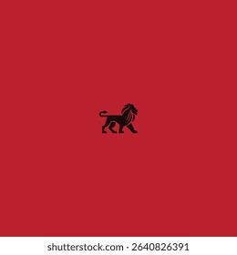 Lion logo icon flat vector design