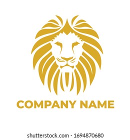 Lion logo and lion icon head 