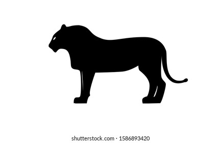 lion for a logo or icon. a simple logo