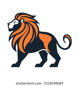 Lion Logo Illustration Vector Design Template