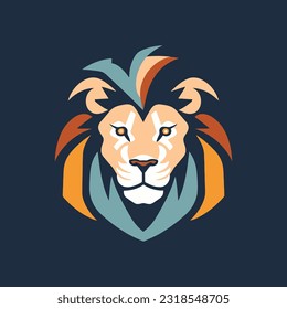 Lion Logo Illustration Vector Design Template